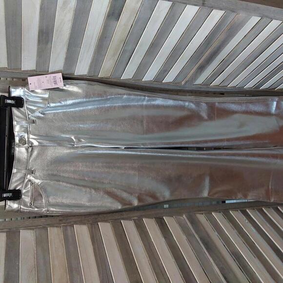 Wild Fable Shimmering Silver Wide Leg Pants - Picture 2 of 13